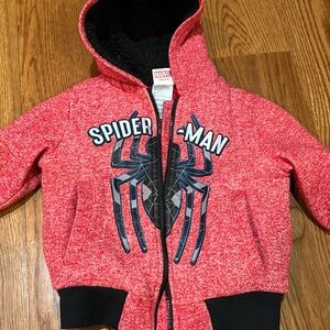 Marvel Spiderman 2t jacket hoodie